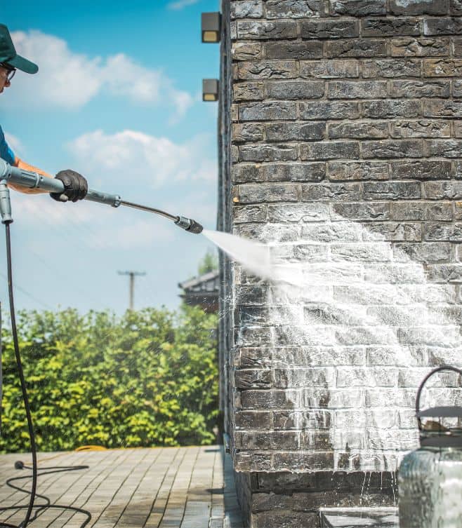 DIY Brick Cleaning