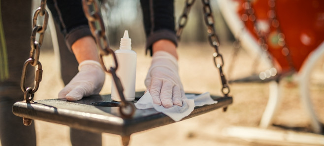 Playground Cleaning Process