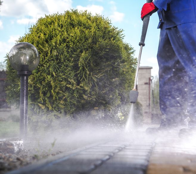 Using A Pressure Washer